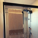 Porta Toalha para Box Preto Inox Sem Furo