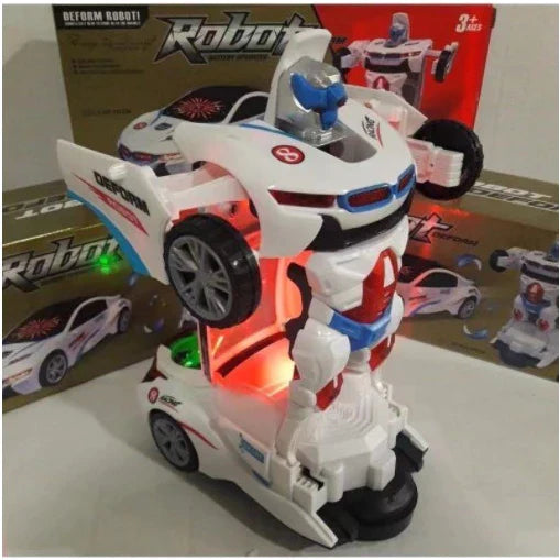 Carrinho e Robô Transformers
