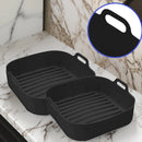 Kit 2 Formas de Silicone Air Fryer