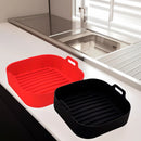 Kit 2 Formas de Silicone Air Fryer