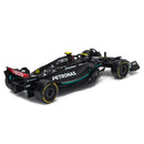 Miniatura Carro F1 Lewis Hamilton Mercedes W14