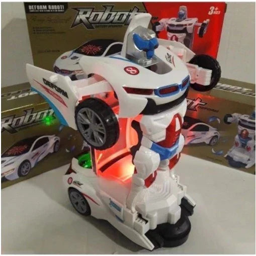 Carrinho e Robô Transformers