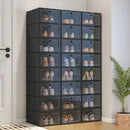 Kit Organizador de Sapatos Empilhável com Tampa Flip