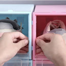 Kit Organizador de Sapatos Empilhável com Tampa Flip