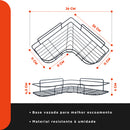 Suporte de Canto para Banheiro