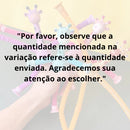 Kit 4 girafas estica e gruda melman pop it tubo tiktok com luz brinquedo para crianças promoção