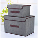 Kit 2 Caixas Organizadoras Dobráveis Multiuso em TNT