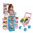 Mercadinho Infantil Caixa Registradora e Carrinho 48 peças