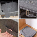 Organizador de Roupas Dobrável com Tampa Visor