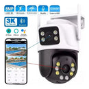 Câmera de Segurança Lente Dupla