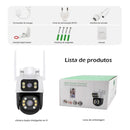 Câmera de Segurança Lente Dupla