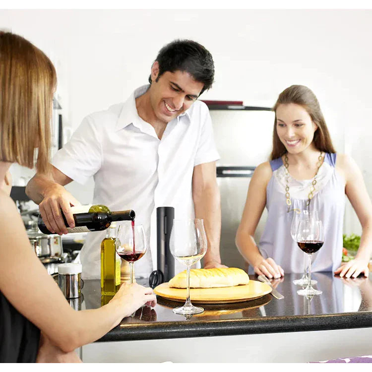 Abridor de Vinho Elétrico Recarregável