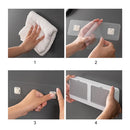 Saboneteira Dupla Gaveta com Drenagem e gancho retrátil