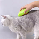 Escova Elétrica Para Remoção De Pêlos De Gato A Vapor 3 Em 1 De Cachorro Massagem [Francis.th]