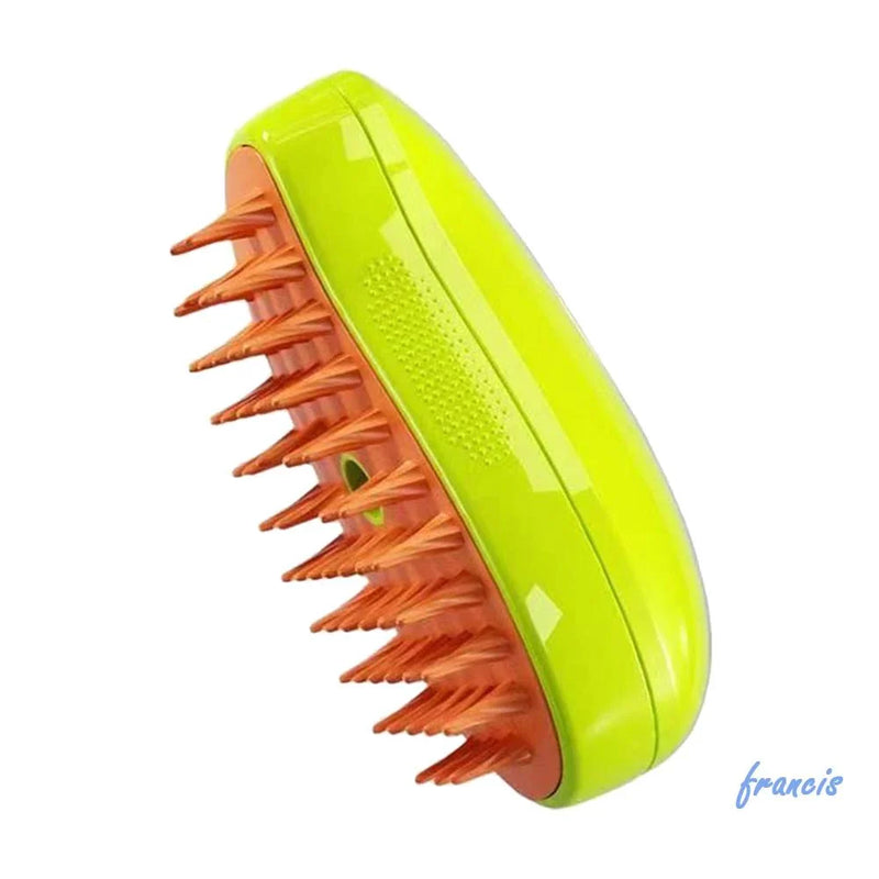 Escova Elétrica Para Remoção De Pêlos De Gato A Vapor 3 Em 1 De Cachorro Massagem [Francis.th]