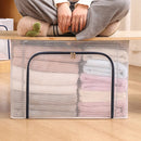 Organizador de Roupas Dobrável com Tampa Visor