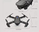 Drone E88 Pro com Câmera Dupla, Wi-Fi e Case