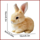 Coelho Interativo Realista de Pelúcia