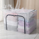 Organizador de Roupas Dobrável com Tampa Visor