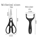 Kit de Facas Inox Antiaderentes