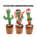 KIT 4 Brinquedo Cacto Dançante Falante Imita c/ Musicas Repete Falas