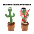KIT 4 Brinquedo Cacto Dançante Falante Imita c/ Musicas Repete Falas