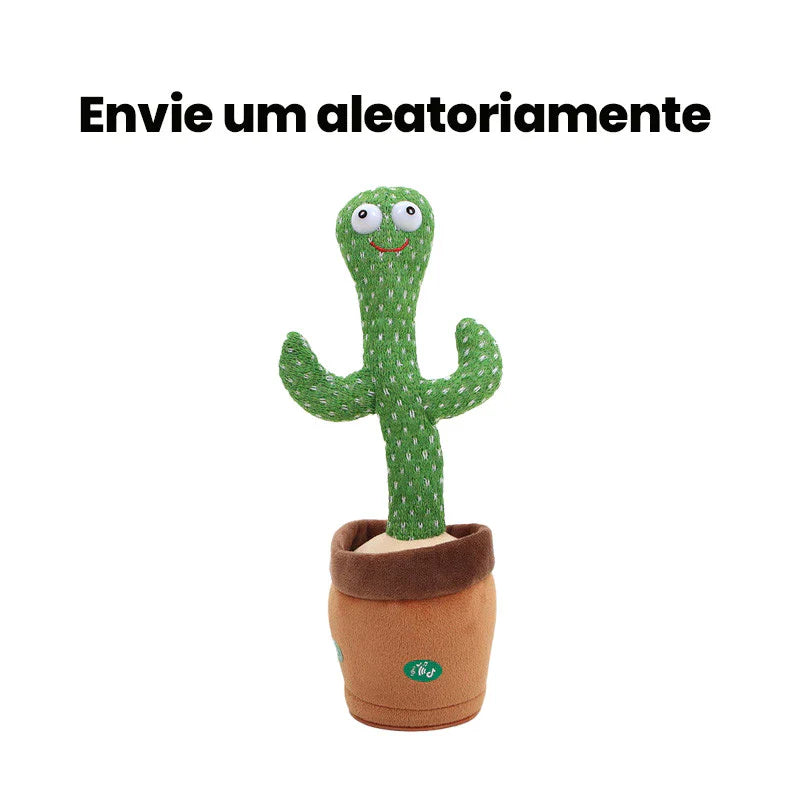 KIT 4 Brinquedo Cacto Dançante Falante Imita c/ Musicas Repete Falas